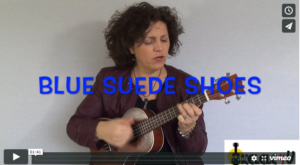 Blue suede shoes - ukelele cover